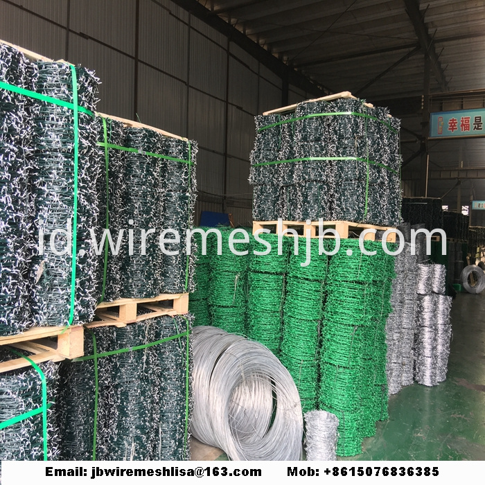 Galvanized and PVC Coated Barbed Wire